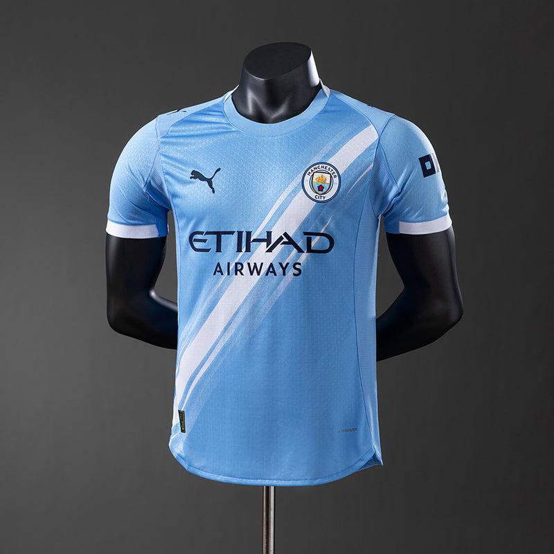 Camisa Manchester City I 25 / 26 Jogador - M12 Mantos